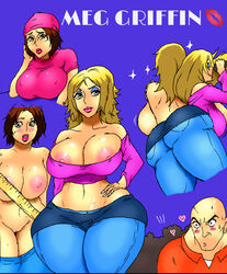 ass big_ass big_breasts breasts family_guy jay-marvel lois_griffin meg_griffin meg_griffin_(makeover)