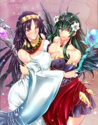 isis_(p&d) persephone_(p&d) puzzle_and_dragons tagme