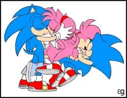 2boys 2girls amy_rose anthro classic_amy_rose classic_sonic epilepticgerbil female fur furry hedgehog male sega sonic_(series) sonic_cd sonic_team sonic_the_hedgehog sonic_the_hedgehog_(series) straight tagme