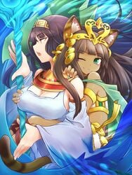 bastet_(p&d) isis_(p&d) puzzle_and_dragons tagme