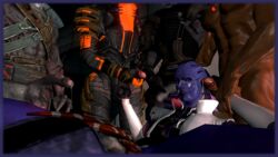 3d aria_t'loak asari cum cum_on_face mass_effect tagme turian vorcha