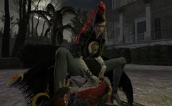 3d bad_end bayonetta bayonetta_(character) crossover dante_(dmc:_devil_may_cry) devil_may_cry_(series) dmc:_devil_may_cry garry's_mod ugly_man