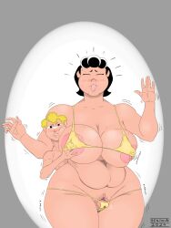 alternate_version_available benjikun big_breasts bikini dona_cebola ibispaintx larger_female milf monica's_gang mother_and_son's_friend size_difference smaller_male turma_da_monica wet xaveco_(tdm)