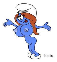 alternate_breast_size helix sassette smurf tagme the_smurfs