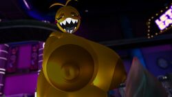 3d areola areolae bellavr big_breasts breasts breasts_bigger_than_head breasts_out five_nights_at_freddy's five_nights_at_freddy's_2 hanging_breasts hyper hyper_areola hyper_breasts hyper_nipples looking_at_viewer looking_pleasured monster monster_girl nipples round_breasts solo tongue tongue_out toy_chica_(cyanu) toy_chica_(fnaf) vr vr_media vrchat vrchat_avatar vrchat_media vrchat_model