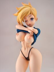 aco ai_generated big_ass big_breasts big_butt blonde_hair blonde_hair_female blue_eyes female figurine jenny_test johnny_test johnny_test_(series) rule_63 thick_ass