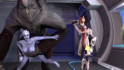 3d artist_request asari elcor interspecies liara_t'soni mass_effect mordin_solus salarian