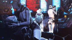 16:9 1boy1girl 3d 3d_(artwork) armor ass ass_grab city_scanner civil_protection clothed clothed_male clothed_sex clothes clothing combine combine_assassin duo faceless_female female gas_mask half-life half-life_2 half-life_2_beta helmet hi_res high_resolution highres holding_head hugging human humanoid kneeling lesbian_sex lesbians looking_at_another male male/female mask metrocop metropolice robot sex source_filmmaker straddle straddling straight tagme thighs transhuman unknown_artist valve yuri