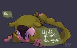 ass bent_over blush br00kiedraws female furry jack-o_pose sega sonic_(series) speech_bubble surge_the_tenrec thong