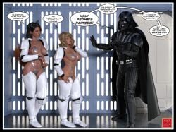 1boy 2girls 3d anakin_skywalker big_ass big_breasts blonde_sable bottom_heavy breasts bust busty chest crimson_fox curvaceous curvy curvy_figure darth_vader female female_focus hips hourglass_figure huge_ass huge_breasts large_ass large_breasts legs light-skinned_female light_skin lucasfilm male male/female mature mature_female nathanomir original_character original_characters sith sith_lord slim_waist star_wars straight thick thick_hips thick_legs thick_thighs thighs top_heavy voluptuous waist wide_hips