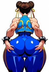 1girls ai_generated ass big_ass big_butt capcom chun-li female female_focus female_only futanurse huge_ass huge_butt large_ass large_butt muscular_arms muscular_thighs spread_ass street_fighter street_fighter_alpha tagme thick_thighs thighs tight_clothing