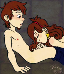 aged_up blush bracejob braces brother_and_sister brown_hair clothing dipper_pines disney disney_channel fellatio gravity_falls hetero incest incest_(lore) light-skinned_female light-skinned_male mabel_pines male nipples oral oral_sex smooth_skin straight tagme twincest twincest_(lore) twins zeriara