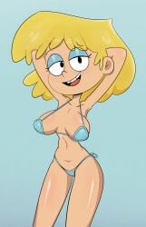 big_breasts bikini catrash curvy_female lori_loud nickelodeon solo_female tagme teeth the_loud_house