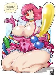 1girls alternate_version_available ass bayeuxman big_ass big_breasts big_thighs breasts butt choker cloobie clown clown_girl clown_nose clussy clussy_fever clussy_meme female female_only geiru_toneido gigantic_breasts gloves gyakuten_saiban hi_res hips huge_ass huge_breasts huge_thighs large_areolae long_hair nude nude_female pink_hair smug smug_face tagme thick_hips thick_thighs thighs top_pull wide_hips