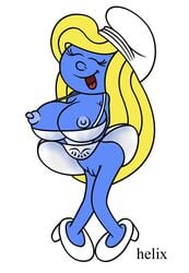 helix smurfette tagme the_smurfs