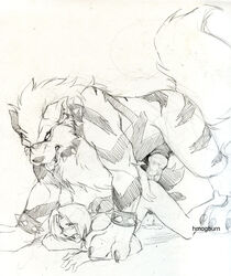 anthro arcanine barefoot buggery claws closed_eyes fur furry furry_tail gay greyscale hair hmogburn human humansub james_(pokemon) jax_the_bat male male_only male_pokemon/male_human monochrome multiple_males nintendo nude olm_(studio) open_mouth pokemon pokemon_(anime) pokemon_(species) pokephilia rape sex short_hair simple_background sketch source_request tail team_rocket white_background yaoi year_request