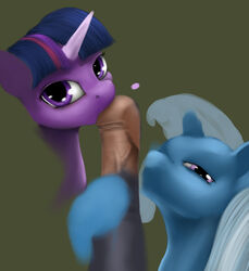 friendship_is_magic my_little_pony pony-fuhrer trixie_lulamoon twilight_sparkle_(mlp)