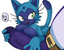 big_the_cat breasts foreskin penis saltwater saltwatertoffee size_difference sonic_(series) uncut