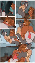 ? anthro baloo bodysuit breasts clothed clothing comic crossdressing disney erection fellatio female fuf fur girly half-dressed heart kit_cloudkicker male nipples oral paizuri penetration penis pussy rubber second_bodysuit sex skinsuit straight talespin what yaoi