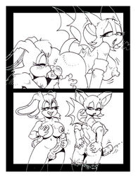 anthro bat chacomics dickgirl fur furry futa_on_futa futa_only futanari intersex intersex_on_intersex intersex_only interspecies mammal multiple_intersex rabbit rouge_the_bat sonic_(series) tagme vanilla_the_rabbit