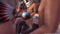 3d 5boys anal_penetration anal_sex astronaut_helmet beard demoman dirtynastyfilthysfm dual_handjob engineer engineer_(team_fortress_2) fellatio filming fingerless_gloves foursome fuck_and_suck gay handjob handjob_while_sucking hat head_out_of_frame headdress headwear heavy_weapons_guy holding_head holding_penis holding_weapon human human_male human_only male male_only movie_camera nude oral oral_sex pistol sniper sniper_(team_fortress_2) soldier soldier_(team_fortress_2) source_filmmaker spitroast spy spy_(team_fortress_2) suck_and_fuck team_fortress_2 war_bonnet weapon wristwatch yaoi