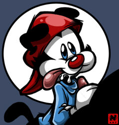 animaniacs black_fur color cum ekuhvielle feral fur hat incest male male_only multiple_males nude penis red_nose tagme wakko_warner white_fur yakko_warner yaoi