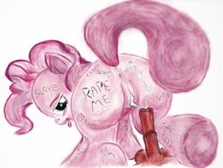 big_macintosh big_macintosh_(mlp) earth_pony equine female friendship_is_magic fur gormous horse male my_little_pony pinkie_pie_(mlp) pony straight_hair