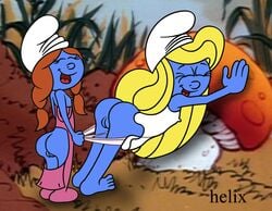 helix sassette smurfette tagme the_smurfs