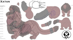 alternate_version_at_source balls biceps big_balls big_muscles big_pecs big_tail bone bus digitigrade diphallia diphallism ear_piercing feline feral fluffy frontal_taur_balls frontal_taur_genitals frontal_taur_penis huge_balls humanoid_penis hyper hyper_balls hyper_penis internal lion macro male_only mammal mane medial_ring monochrome multi_balls multi_genitalia multi_penis muscular pawpads paws pecs penis penis_tail piercing skeleton solo solo_male tail tail_penis taur thick_tail thick_thighs triceps triphallia xatanlion