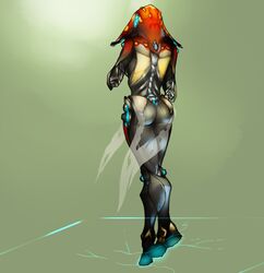 1girls ass bodysuit dat_ass female female_only ivara_(warframe) solo warframe