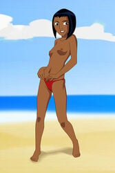 ben_10 bobsan dark-skinned_female dark_skin kai_green native_american small_breasts swimsuit tagme