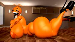 toy chica (cyanu) from five nights at freddy's by messywork