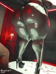 1boy 1girls 30_seconds 3:4 animated big_ass black_body bouncing_breasts gigantic_ass heels huge_ass larger_female longer_than_30_seconds lownart mal0 malo scp-1471 scp-1471-a scp-1471-a_(lownart) scp_foundation shiny_skin skull_head sound straight tagme thick_ass vertical_video video voluptuous voluptuous_female wet_skin