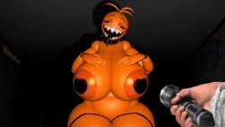 toy chica (cyanu) from five nights at freddy's by messywork
