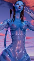 na'vi from avatar by skywalkinace