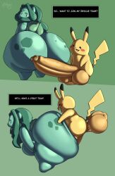 bulbasaur from nintendo by orangejuicemann