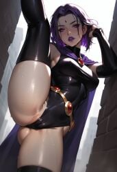 raven (dc) fan art