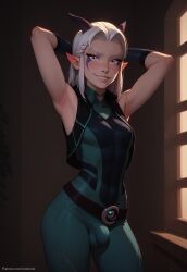 rayla (the dragon prince) from the dragon prince by velonix
