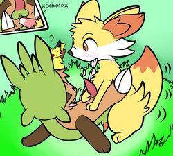 anal chespin fennekin male nintendo pikachu pokemon pokemon_(species) ryugadaisukidesu