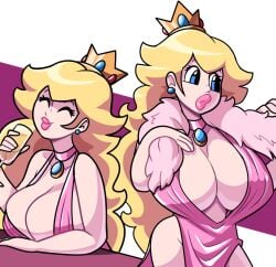 princess peach from mario (series) by superspoe