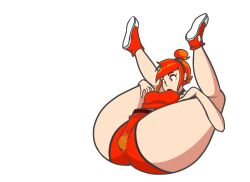 alternate_version_available bubble_butt legs_spread legs_up lolotron pepper_(lolotron6) pooping_on_self scat soiled soiling soiling_clothing