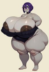 ai_generated alternate_body_type bbw big_breasts bottom_heavy civitai curvaceous curvy curvy_female curvy_figure fat fat_ass fat_breasts fat_tits fat_woman hyper_ass hyper_butt overweight overweight_female raven_(dc) round_ass round_belly round_butt ssbbw teen_titans thick thick_ass thick_legs thick_thighs