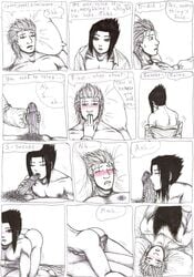 comic gay juugo male naruto sasuke_uchiha tagme yaoi