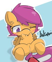 bakaponi cutie_mark_crusaders friendship_is_magic my_little_pony scootaloo_(mlp) smooth_skin