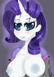 artist_name breasts cbatie11 character_name copyright_name female friendship_is_magic my_little_pony rarity_(mlp) smooth_skin tagme