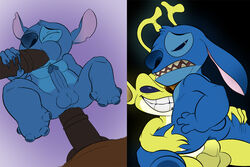 4boys anal anus balls disney erection experiment_(species) gay horsecock jerseydevil lilo_and_stitch male male_only multiple_males no_humans oral penis sparky sparky_(lilo_and_stitch) stitch tagme tail yaoi