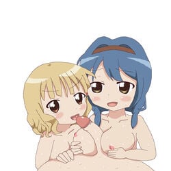 himawari_furutani sakurako_oomuro tagme yuruyuri