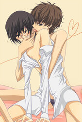 code_geass lelouch_lamperouge male multiple_males suzaku_kururugi tagme yaoi