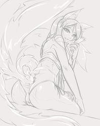 ahri fur furry_tail humanoid kemonomimi league_of_legends lunaismaiwaifu multiple_tails tagme tail