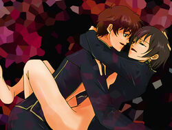 code_geass lelouch_lamperouge male multiple_males suzaku_kururugi tagme yaoi